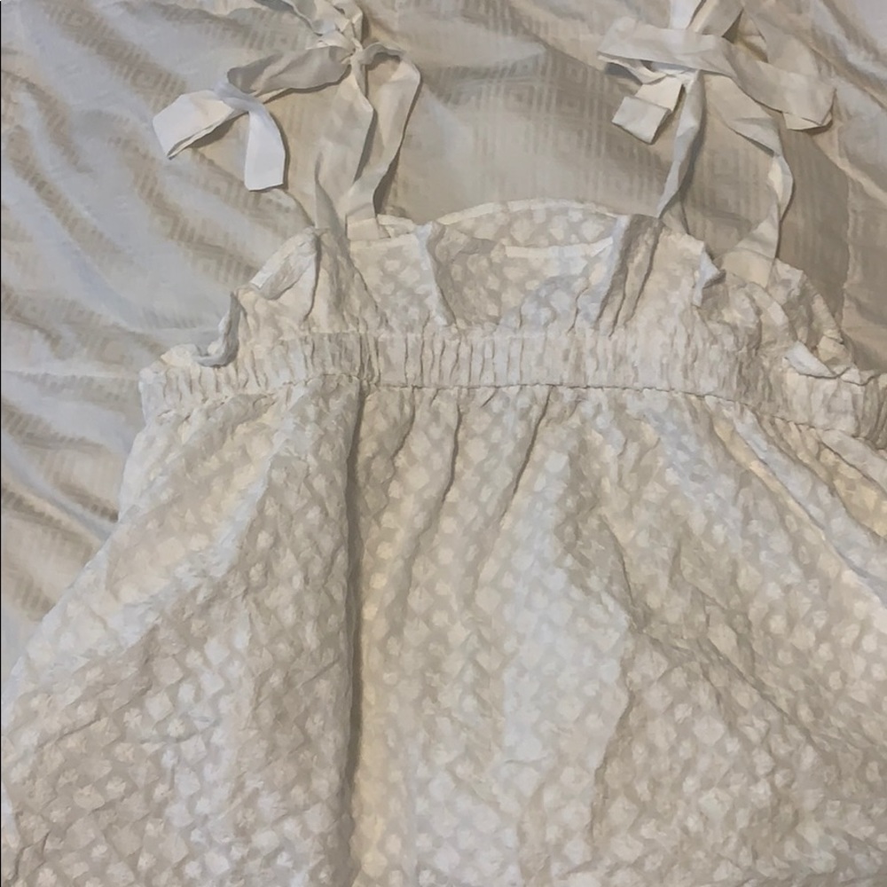 Babydoll white top